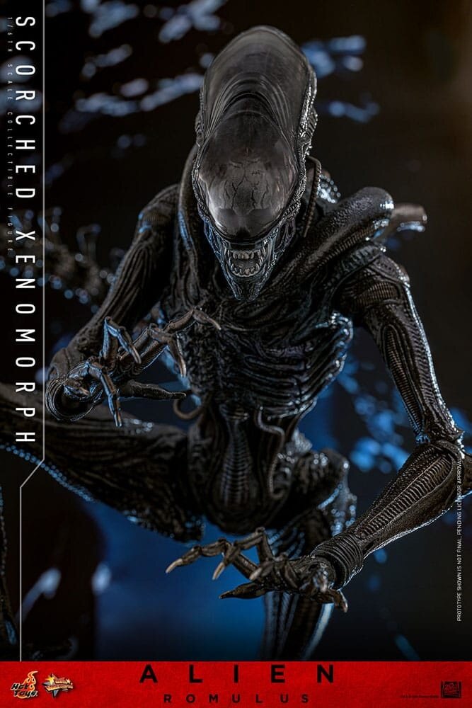 Hot Toys Alien: Romulus Movie Masterpiece Action Figure 1/6 Scorched Xenomorph 44 cm Hot Toys Alien: Romulus Movie Masterpiece Action Figure 1/6 Scorched Xenomorph 44 cm