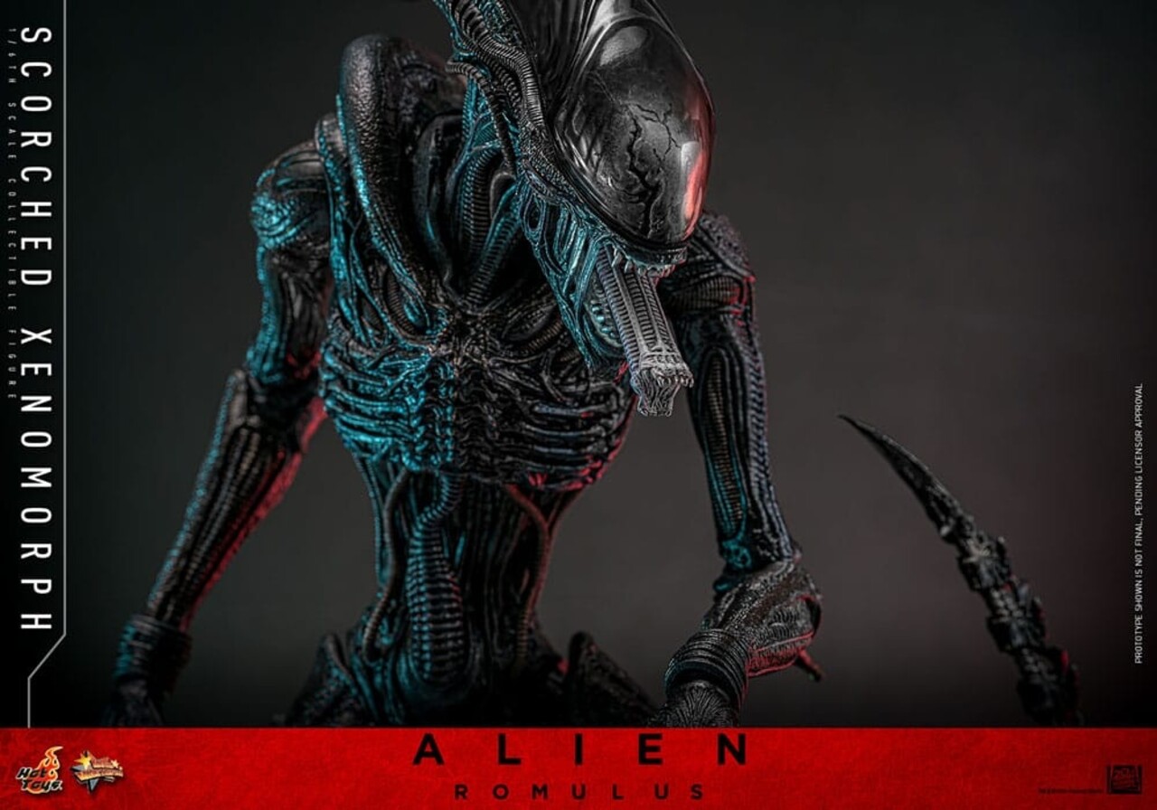 Hot Toys Alien: Romulus Movie Masterpiece Action Figure 1/6 Scorched Xenomorph 44 cm Hot Toys Alien: Romulus Movie Masterpiece Action Figure 1/6 Scorched Xenomorph 44 cm