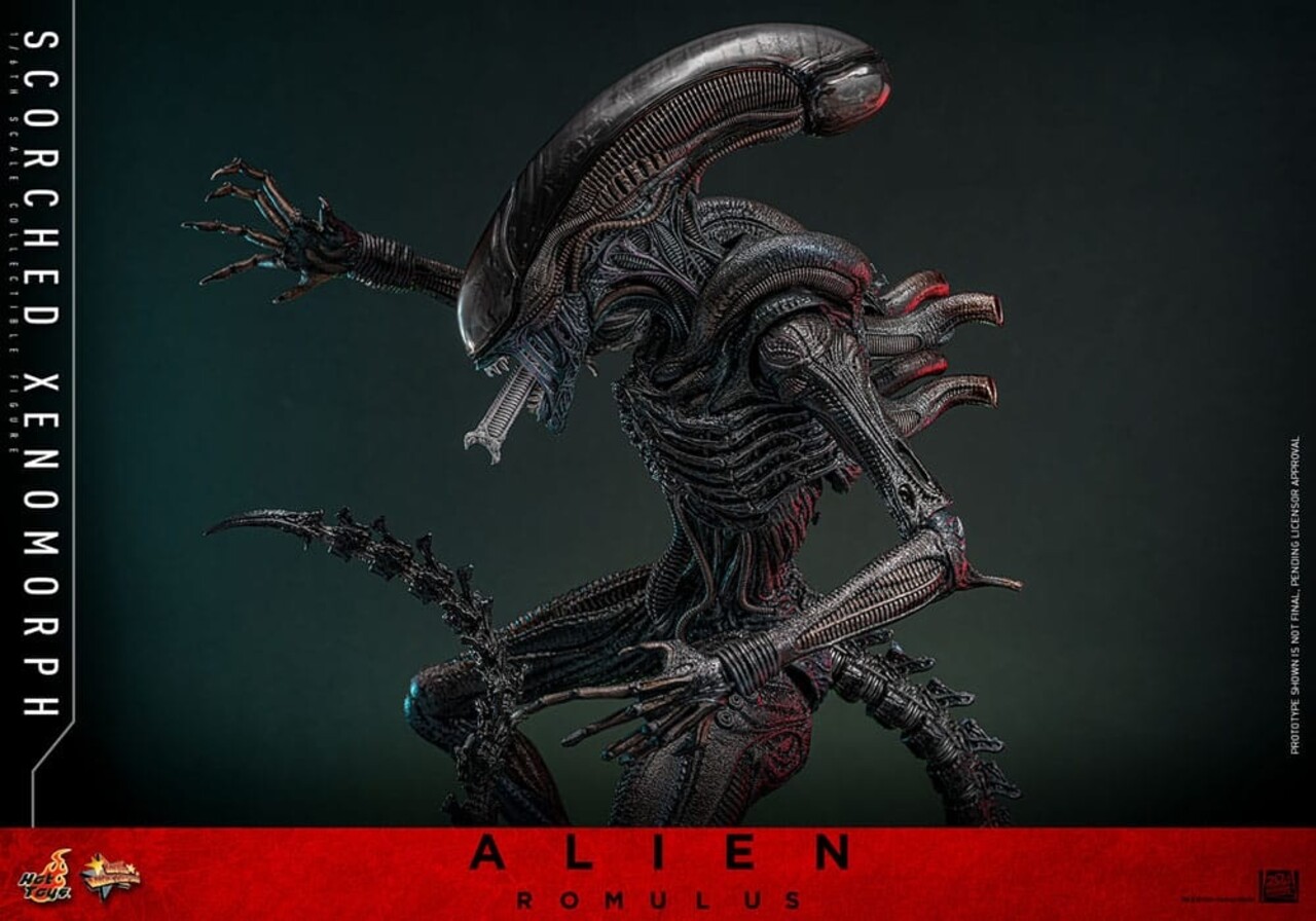 Hot Toys Alien: Romulus Movie Masterpiece Action Figure 1/6 Scorched Xenomorph 44 cm Hot Toys Alien: Romulus Movie Masterpiece Action Figure 1/6 Scorched Xenomorph 44 cm