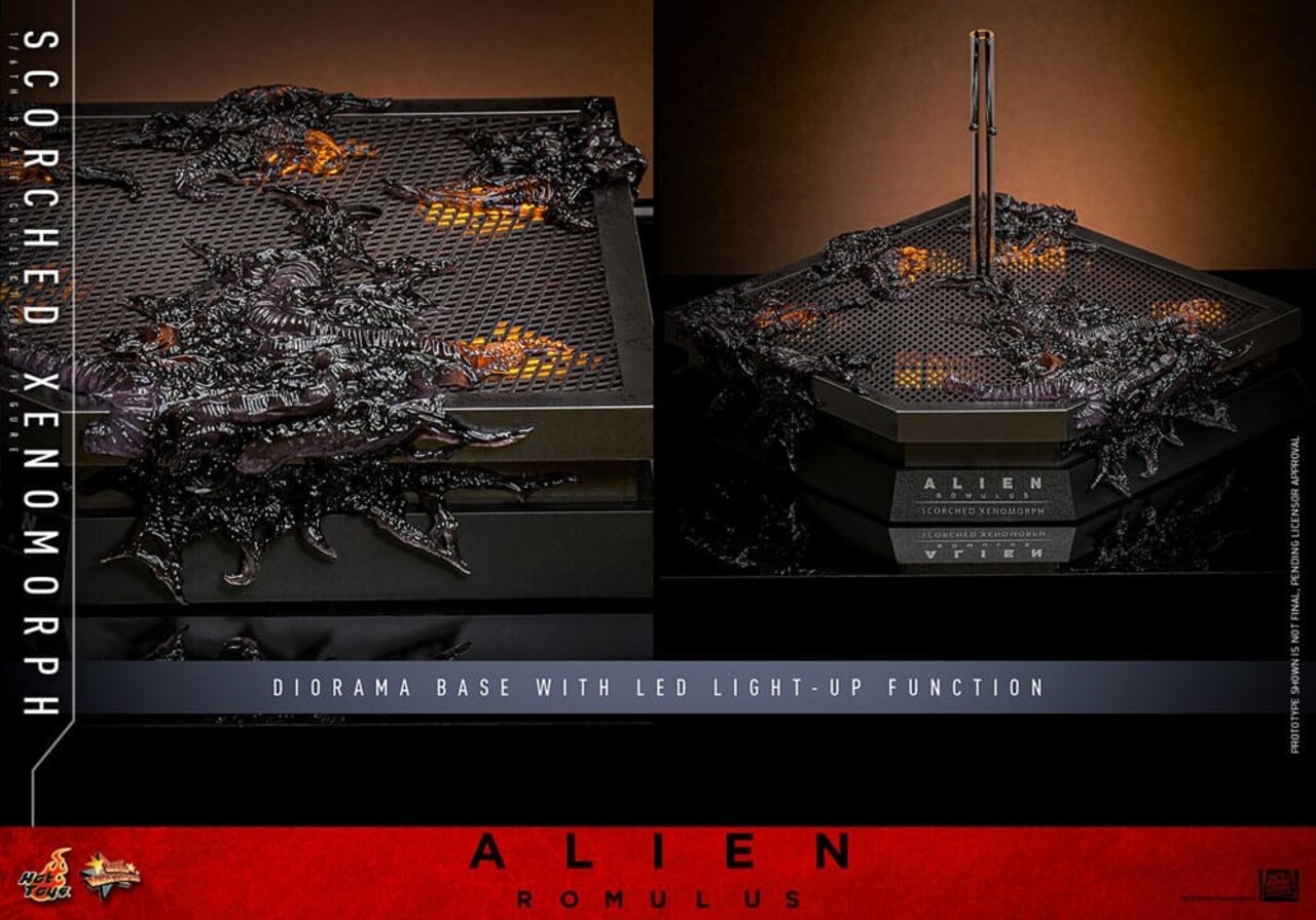 Hot Toys Alien: Romulus Movie Masterpiece Action Figure 1/6 Scorched Xenomorph 44 cm Hot Toys Alien: Romulus Movie Masterpiece Action Figure 1/6 Scorched Xenomorph 44 cm
