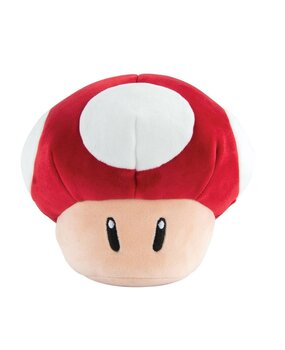 Tomy Mario Kart Mocchi-Mocchi Super Mushroom Knuffel 15 cm Tomy Mario Kart Mocchi-Mocchi Super Mushroom Knuffel 15 cm