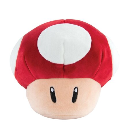 Tomy Mario Kart Mocchi-Mocchi Super Mushroom Knuffel 15 cm Tomy Mario Kart Mocchi-Mocchi Super Mushroom Knuffel 15 cm