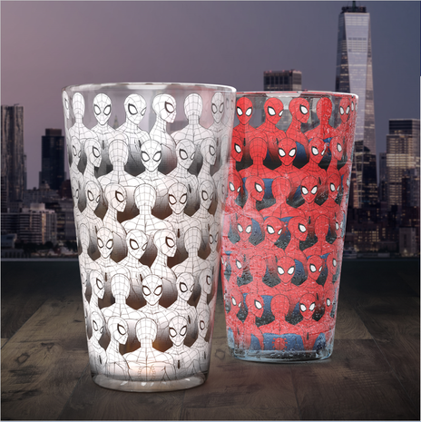 Paladone Marvel Spider-Man Cold Change Glass Paladone Marvel Spider-Man Cold Change Glass
