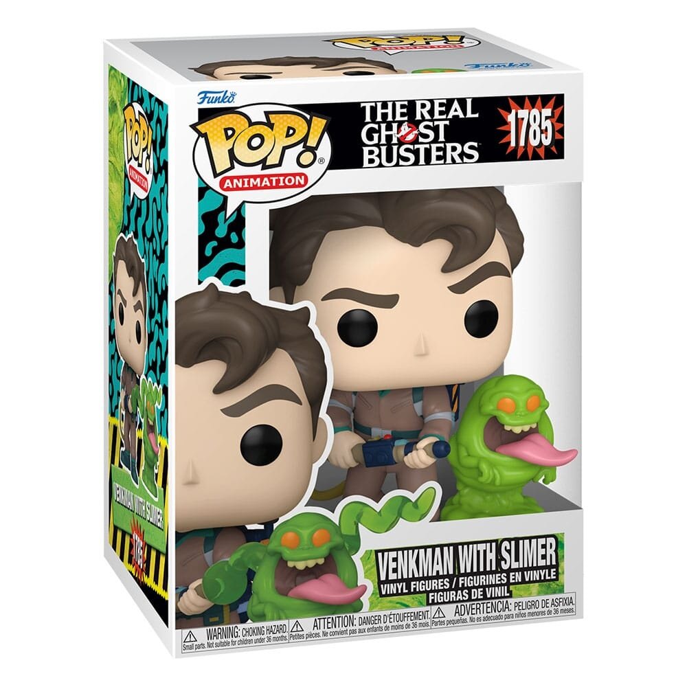 Funko The Real Ghostbusters POP! & Buddy Vinyl Figure Venkman w/Slimer #1785 Funko The Real Ghostbusters POP! & Buddy Vinyl Figure Venkman w/Slimer #1785
