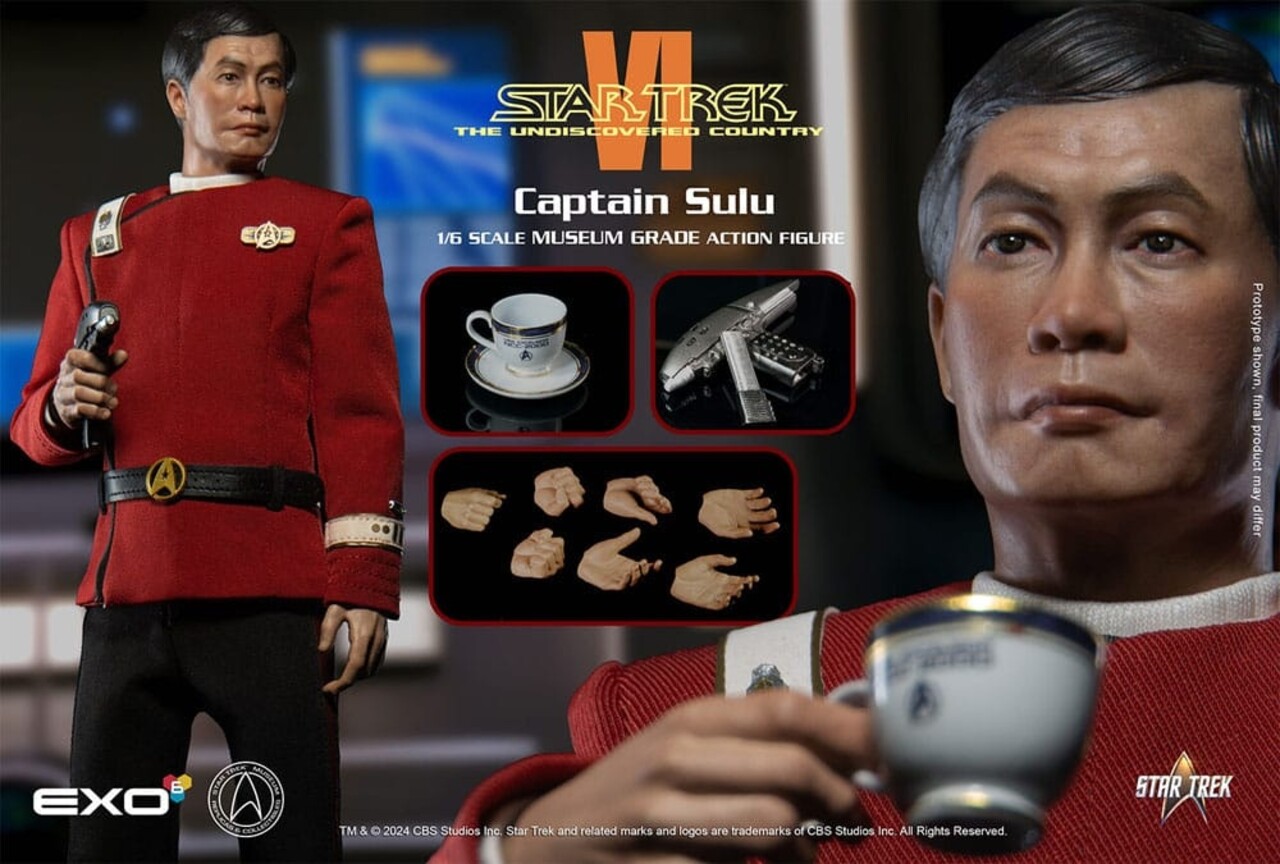 EXO-6 Star Trek VI: The Undiscovered Country Action Figure 1/6 Captain Hikaru Sulu 28 cm EXO-6 Star Trek VI: The Undiscovered Country Action Figure 1/6 Captain Hikaru Sulu 28 cm