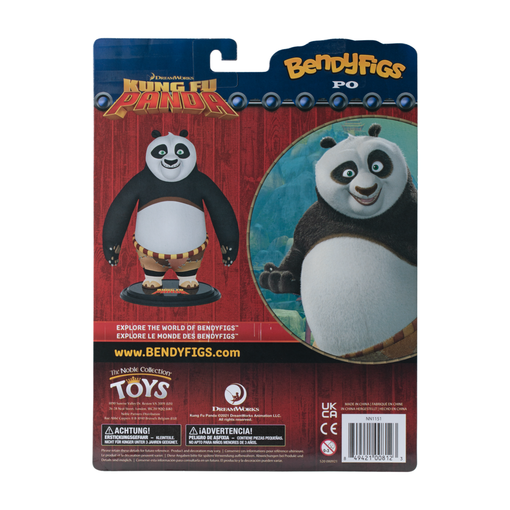 The Noble Collection Kung Fu Panda Bendyfigs Bendable Figure Po Ping 15 cm The Noble Collection Kung Fu Panda Bendyfigs Bendable Figure Po Ping 15 cm