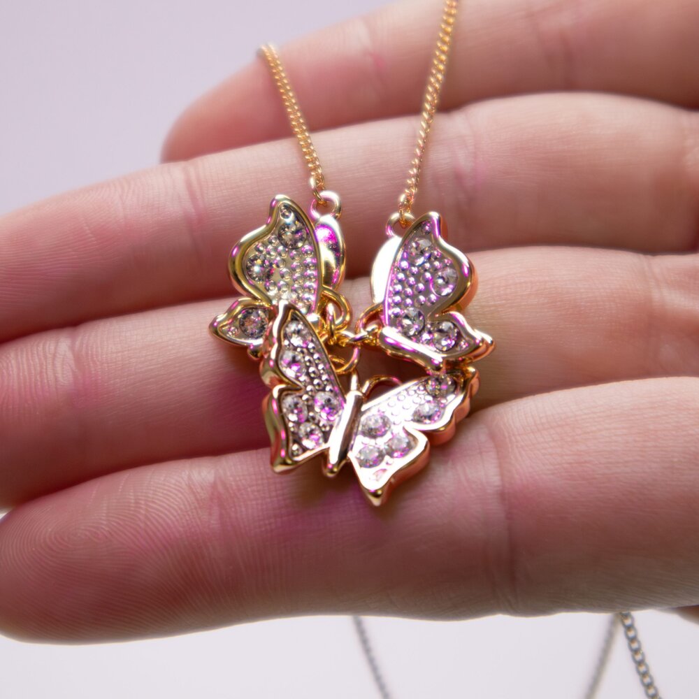 The Noble Collection Wicked Glinda's Butterfly Ketting The Noble Collection Wicked Glinda's Butterfly Ketting