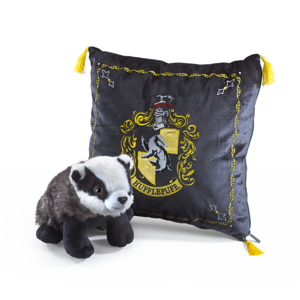 The Noble Collection Harry Potter Hufflepuff Kussen en Knuffel