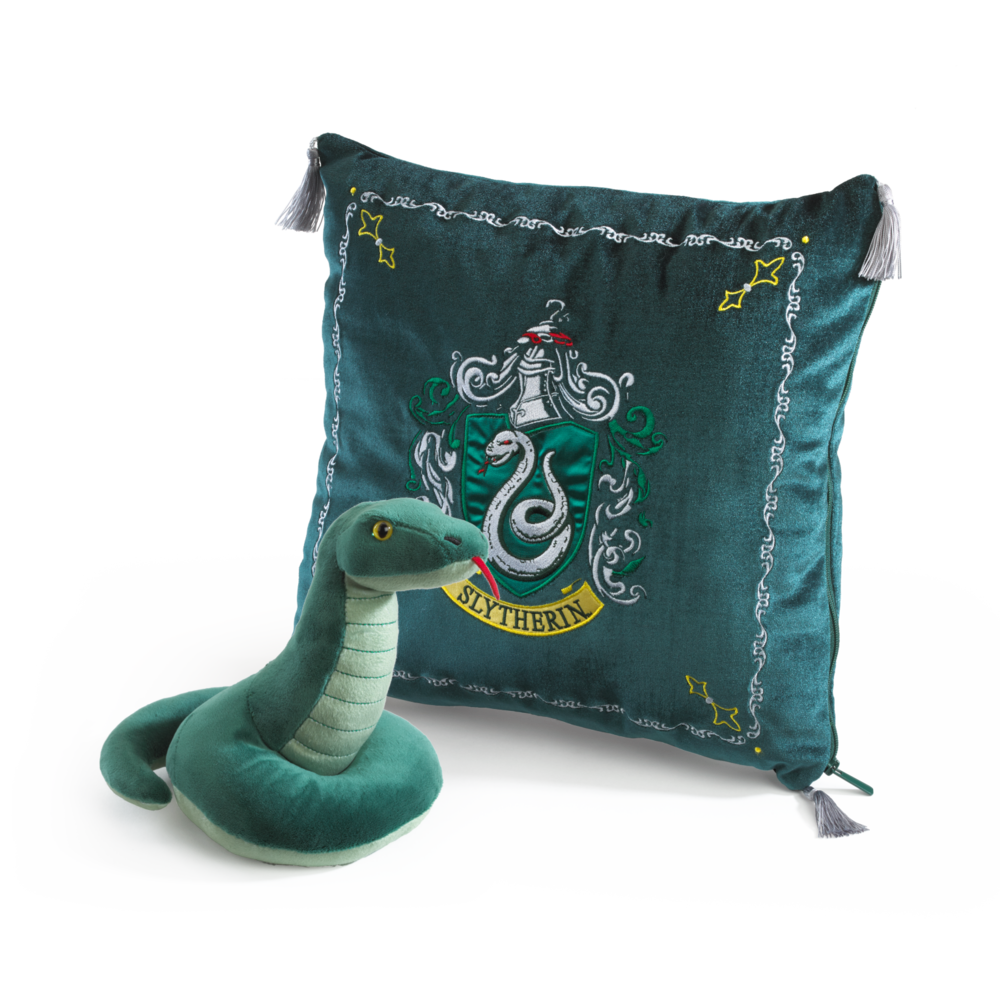 The Noble Collection Harry Potter Slytherin Cushion and Plush The Noble Collection Harry Potter Slytherin Cushion and Plush