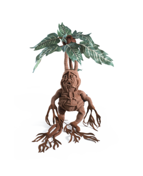 The Noble Collection Harry Potter Mandrake Knuffel 36 cm