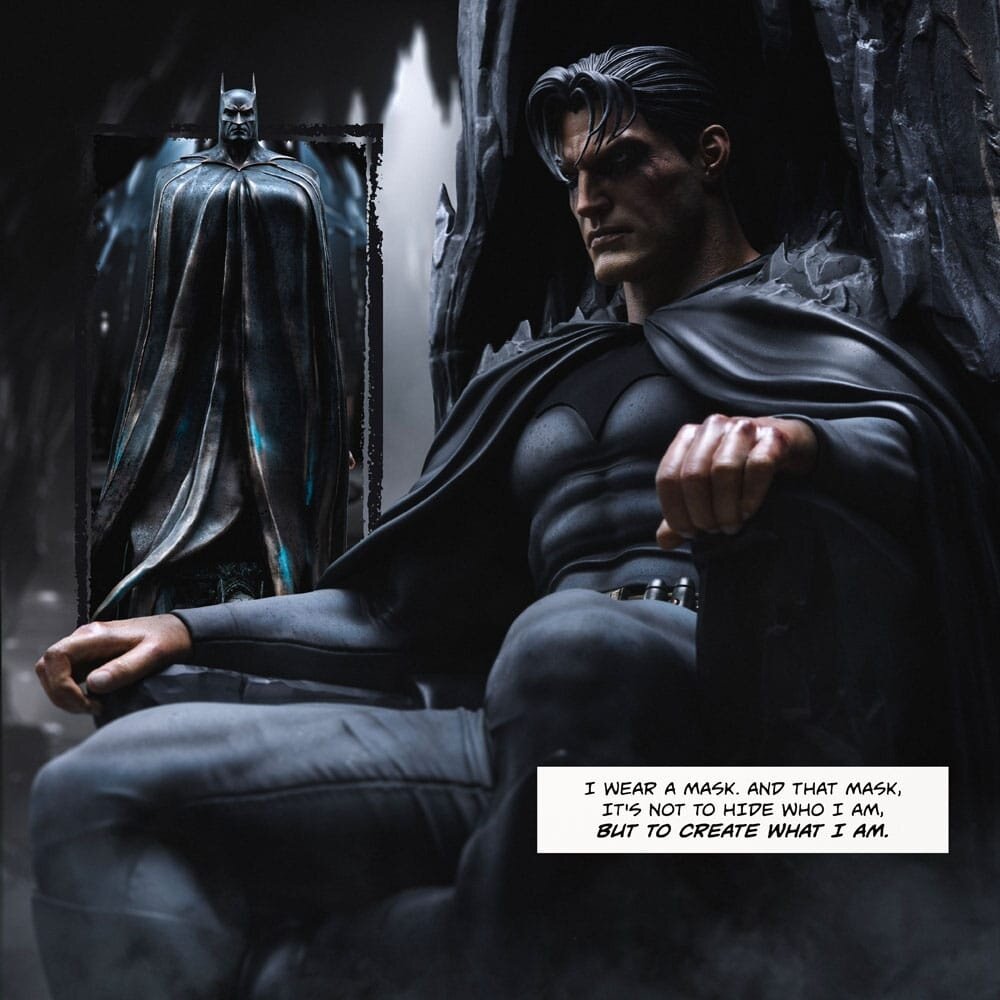 Iron Studios DC Comics Legacy Replica Statue 1/4 Batman and Bruce Wayne 79 cm Iron Studios DC Comics Legacy Replica Statue 1/4 Batman and Bruce Wayne 79 cm