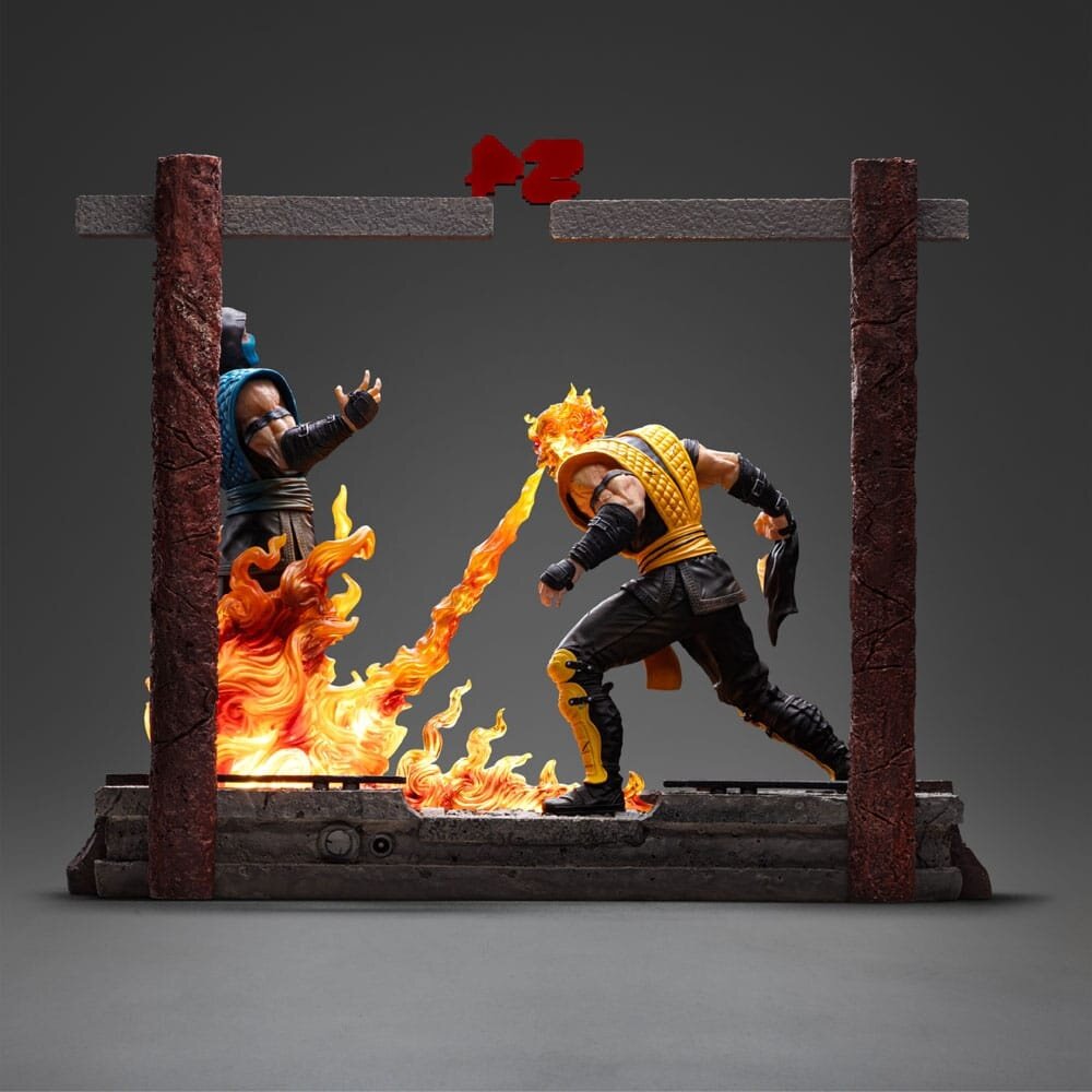 Iron Studios Mortal Kombat Deluxe Art Scale Statue 1/10 Scorpion Fatality 27 cm Iron Studios Mortal Kombat Deluxe Art Scale Statue 1/10 Scorpion Fatality 27 cm