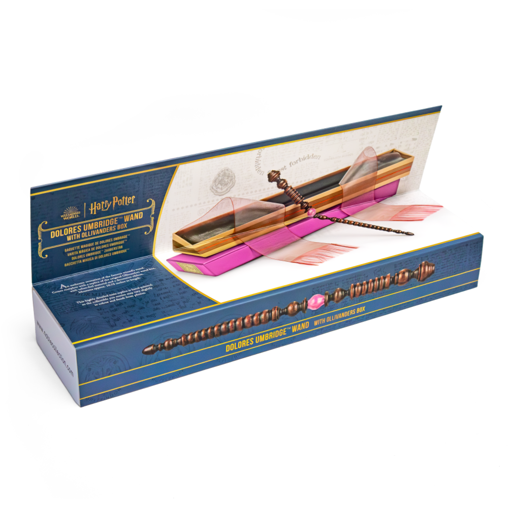 The Noble Collection Harry Potter Baguette Magique Dolores Umbridge (Ollivanders) The Noble Collection Harry Potter Baguette Magique Dolores Umbridge (Ollivanders)