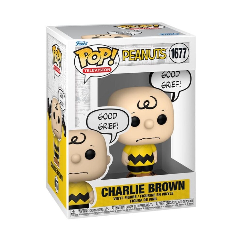 Funko Peanuts POP! Animation Figure Charlie Brown #1677 Funko Peanuts POP! Animation Figure Charlie Brown #1677