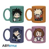 ABY Style My Hero Academia Set van 4 Espresso Tassen ABY Style My Hero Academia Set van 4 Espresso Tassen