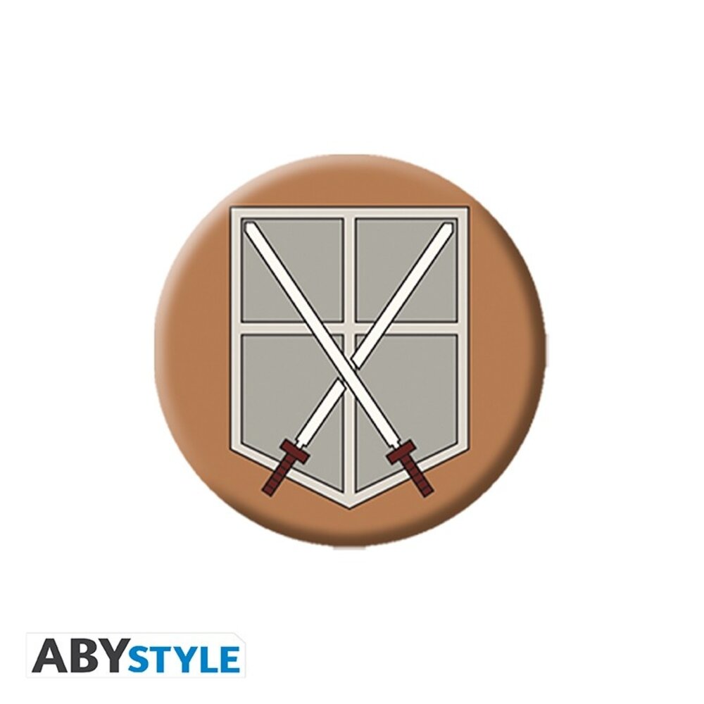 ABY Style Attack on Titan Characters Badge Pack (6x) ABY Style Attack on Titan Characters Badge Pack (6x)