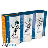 ABY Style Dragon Ball Super 3 Glass set ABY Style Dragon Ball Super 3 Glass set