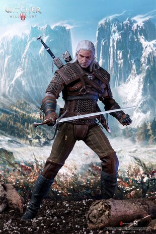 Pure Arts The Witcher 3: Wild Hunt Action Figure 1/6 Geralt of Rivia 30 cm Pure Arts The Witcher 3: Wild Hunt Action Figure 1/6 Geralt of Rivia 30 cm