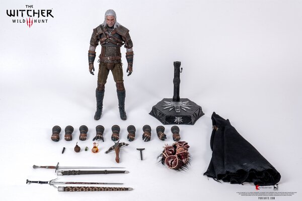 Pure Arts The Witcher 3: Wild Hunt Action Figure 1/6 Geralt of Rivia 30 cm Pure Arts The Witcher 3: Wild Hunt Action Figure 1/6 Geralt of Rivia 30 cm