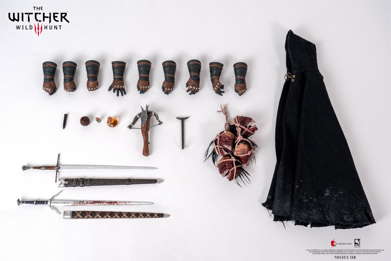 Pure Arts The Witcher 3: Wild Hunt Action Figure 1/6 Geralt of Rivia 30 cm Pure Arts The Witcher 3: Wild Hunt Action Figure 1/6 Geralt of Rivia 30 cm