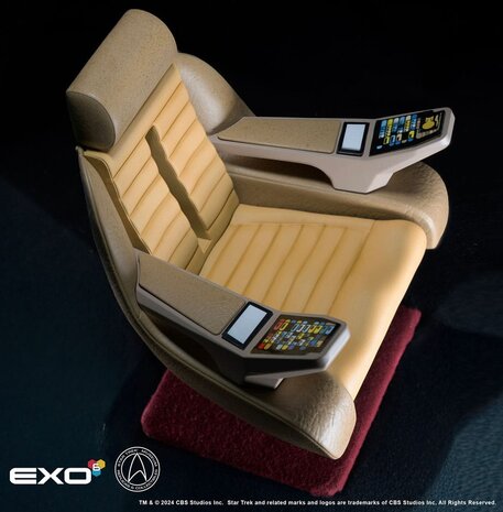 EXO-6 Star Trek: The Next Generation 1/6 Enterprise-D Captain's Chair 19 cm EXO-6 Star Trek: The Next Generation 1/6 Enterprise-D Captain's Chair 19 cm
