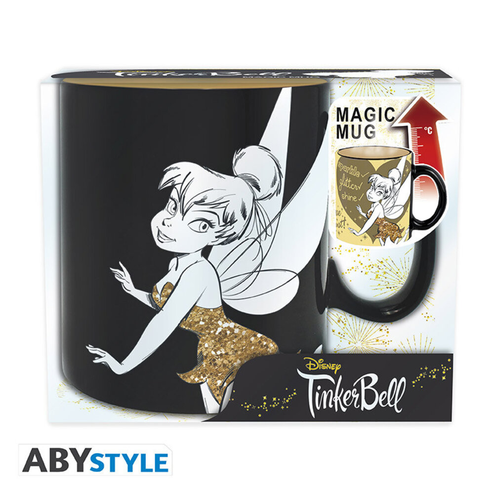ABY Style Peter Pan Tinkerbell Sparkle Heat Change Mug ABY Style Peter Pan Tinkerbell Sparkle Heat Change Mug