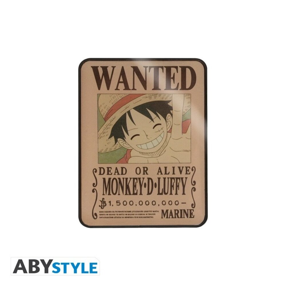 ABY Style One Piece Wanted Luffy Premium Magneet ABY Style One Piece Wanted Luffy Premium Magneet