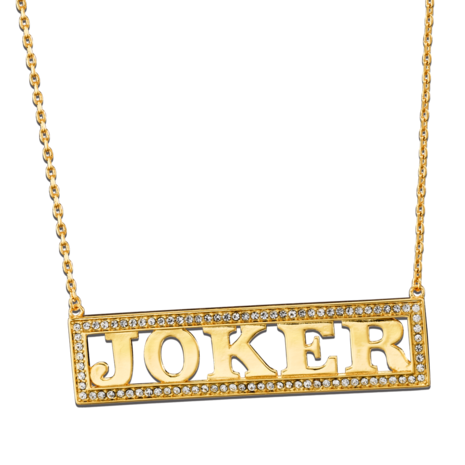 The Noble Collection DC Suicide Squad Replica 1/1 Harley Quinn's Joker Necklace The Noble Collection DC Suicide Squad Replica 1/1 Harley Quinn's Joker Necklace