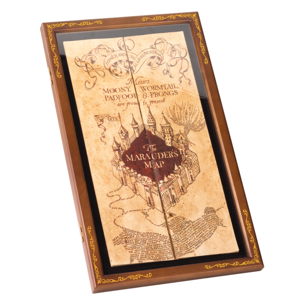 The Noble Collection Harry Potter Marauders Map Display Case The Noble Collection Harry Potter Marauders Map Display Case