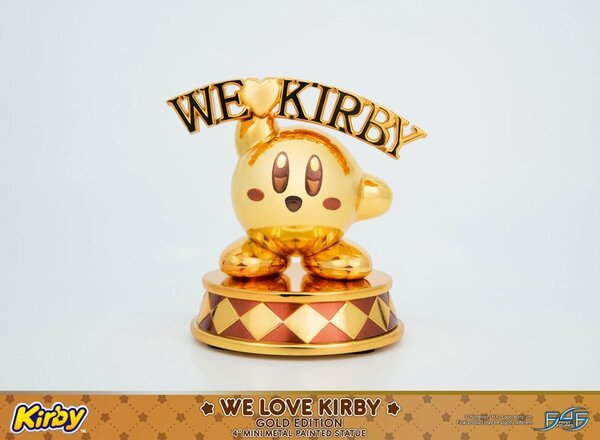 First 4 Figures Kirby DieCast Statue We Love Kirby Gold Edition 10 cm First 4 Figures Kirby DieCast Statue We Love Kirby Gold Edition 10 cm