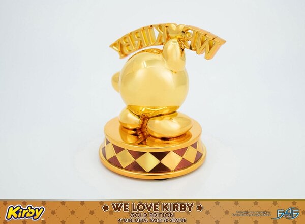 First 4 Figures Kirby DieCast Statue We Love Kirby Gold Edition 10 cm First 4 Figures Kirby DieCast Statue We Love Kirby Gold Edition 10 cm