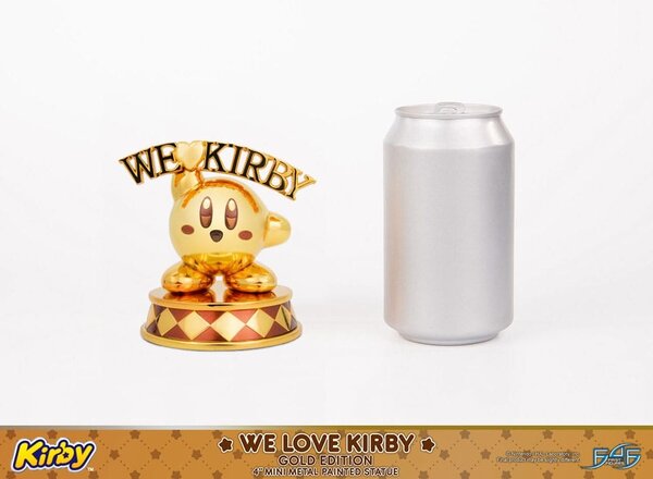 First 4 Figures Kirby DieCast Statue We Love Kirby Gold Edition 10 cm First 4 Figures Kirby DieCast Statue We Love Kirby Gold Edition 10 cm