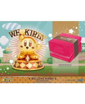 First 4 Figures Kirby DieCast Statue We Love Kirby Gold Edition 10 cm First 4 Figures Kirby DieCast Statue We Love Kirby Gold Edition 10 cm