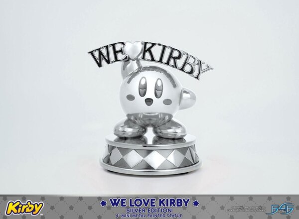 First 4 Figures Kirby DieCast Statue We Love Kirby Silver Edition 10 cm First 4 Figures Kirby DieCast Statue We Love Kirby Silver Edition 10 cm