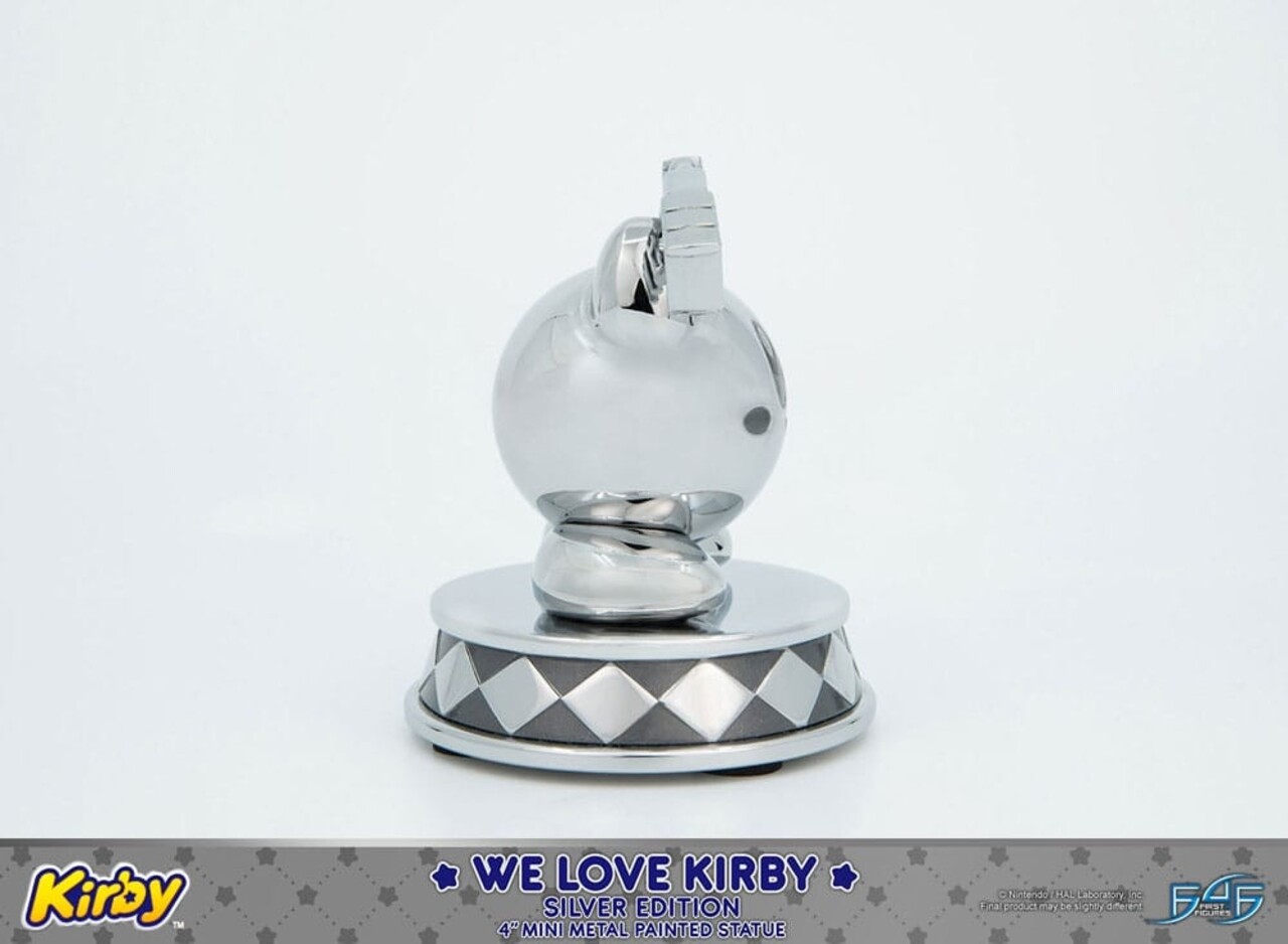 First 4 Figures Kirby DieCast Statue We Love Kirby Silver Edition 10 cm First 4 Figures Kirby DieCast Statue We Love Kirby Silver Edition 10 cm