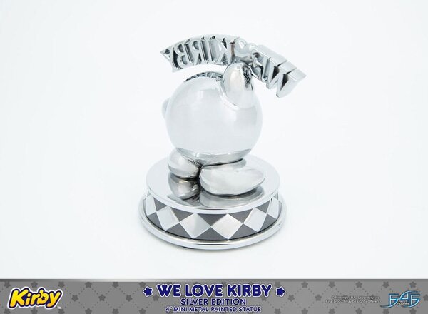 First 4 Figures Kirby DieCast Statue We Love Kirby Silver Edition 10 cm First 4 Figures Kirby DieCast Statue We Love Kirby Silver Edition 10 cm
