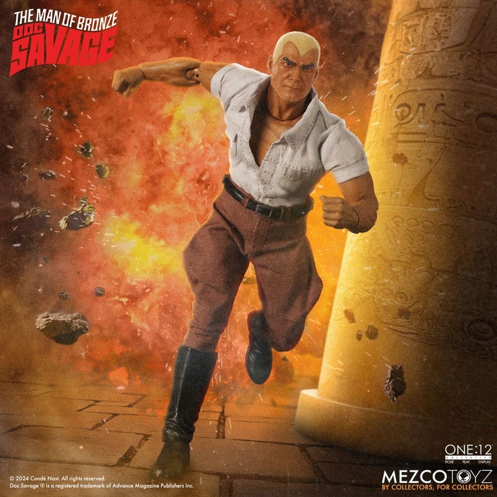 Mezco Toyz Doc Savage Action Figure 1/12 Doc Savage Deluxe Edition 18 cm Mezco Toyz Doc Savage Action Figure 1/12 Doc Savage Deluxe Edition 18 cm