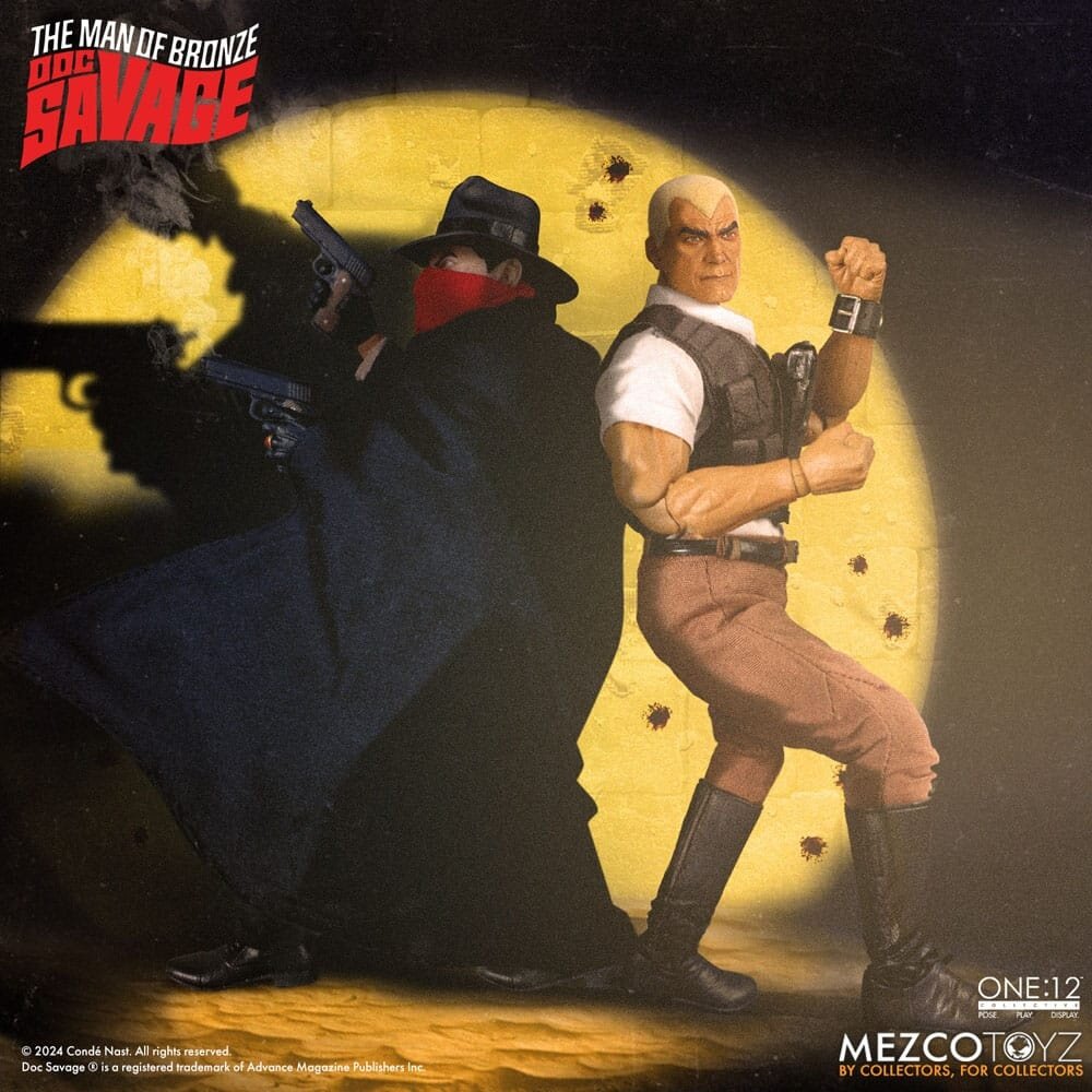 Mezco Toyz Doc Savage Action Figure 1/12 Doc Savage Deluxe Edition 18 cm Mezco Toyz Doc Savage Action Figure 1/12 Doc Savage Deluxe Edition 18 cm