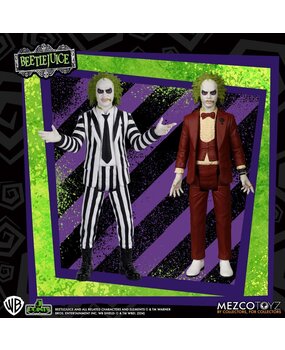 Mezco Toyz Beetlejuice 5 Points Action Figure Set Beetlejuice 10 cm Mezco Toyz Beetlejuice 5 Points Action Figure Set Beetlejuice 10 cm