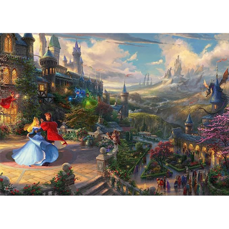 Schmidt Disney Dreams Puzzel Doornroosje Dansen in het Magische Licht (1000 stukken) Schmidt Disney Dreams Puzzel Doornroosje Dansen in het Magische Licht (1000 stukken)