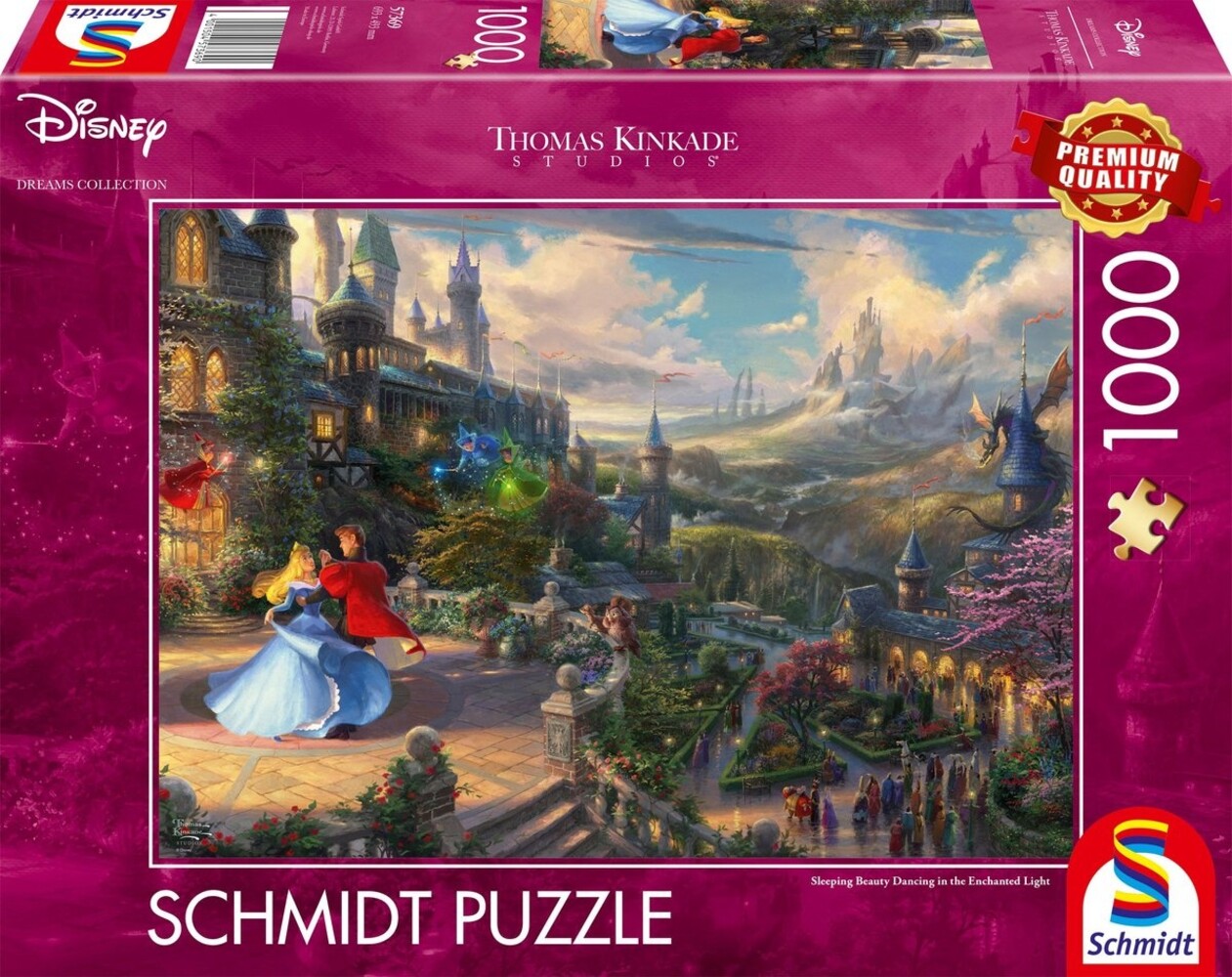 Schmidt Disney Dreams Puzzel Doornroosje Dansen in het Magische Licht (1000 stukken) Schmidt Disney Dreams Puzzel Doornroosje Dansen in het Magische Licht (1000 stukken)