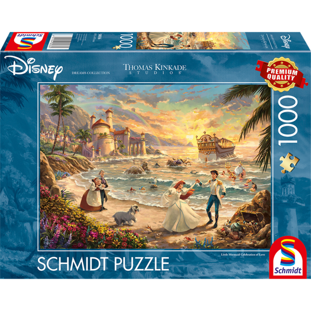 Schmidt Disney Dreams Puzzel De Kleine Zeemeermin Celebration of Love (1000 stukken) Schmidt Disney Dreams Puzzel De Kleine Zeemeermin Celebration of Love (1000 stukken)