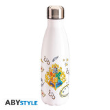 ABY Style Harry Potter Hogwarts Symbols Metal Water Bottle ABY Style Harry Potter Hogwarts Symbols Metal Water Bottle