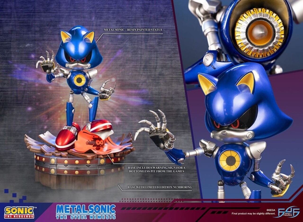 First 4 Figures Sonic the Hedgehog Statue Metal Sonic 38 cm First 4 Figures Sonic the Hedgehog Statue Metal Sonic 38 cm