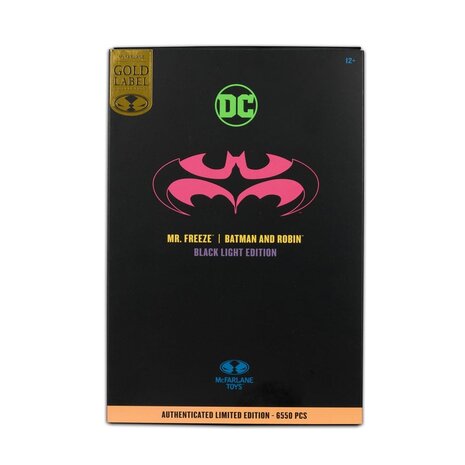 McFarlane Toys Batman & Robin DC Multiverse Action Figure Mr. Freeze (Black Light Edition) (Gold Label) 18 cm McFarlane Toys Batman & Robin DC Multiverse Action Figure Mr. Freeze (Black Light Edition) (Gold Label) 18 cm