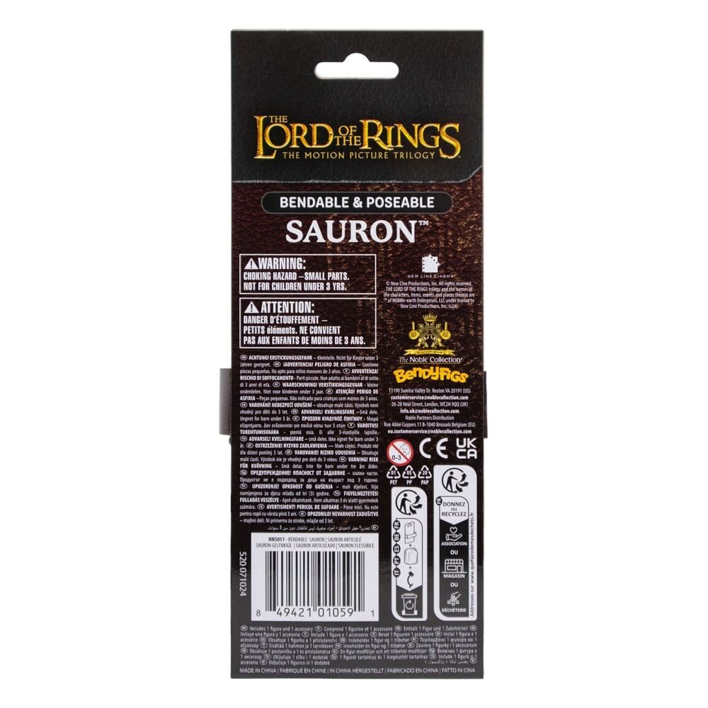 The Noble Collection Lord of the Rings Sauron Bendyfig 19 cm The Noble Collection Lord of the Rings Sauron Bendyfig 19 cm