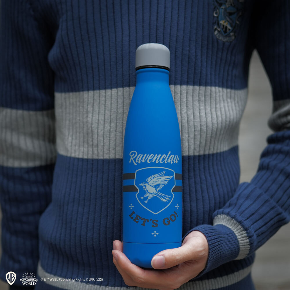 Cinereplicas Harry Potter Ravenclaw Let's Go Metal Water Bottle Cinereplicas Harry Potter Ravenclaw Let's Go Metal Water Bottle