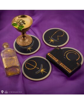 Cinereplicas Harry Potter Spells & Charms Set 2 Coasters (4x) Cinereplicas Harry Potter Spells & Charms Set 2 Coasters (4x)