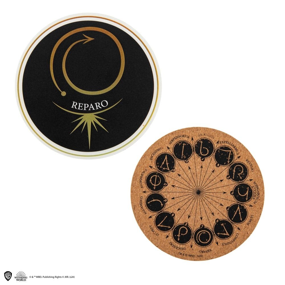 Cinereplicas Harry Potter Spells & Charms Set 2 Coasters (4x) Cinereplicas Harry Potter Spells & Charms Set 2 Coasters (4x)
