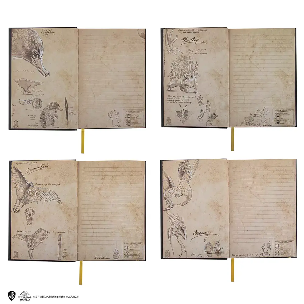 Cinereplicas Fantastic Beasts Newt Scamander Notebook & Bladwijzer Cinereplicas Fantastic Beasts Newt Scamander Notebook & Bladwijzer